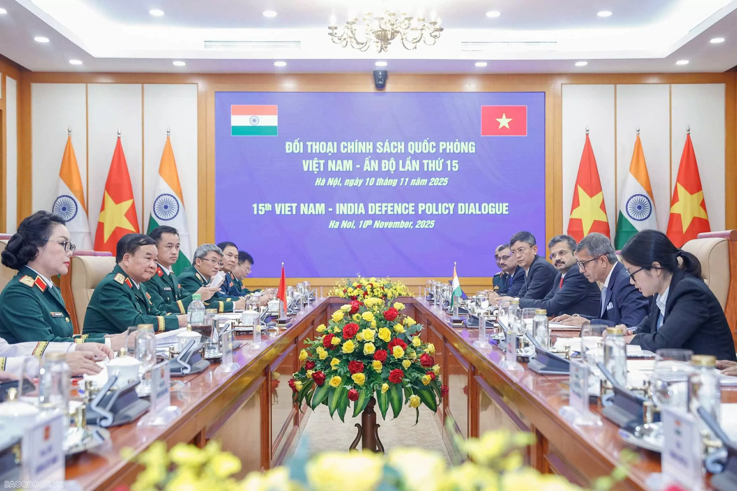 Đối thoại Chính sách quốc phòng Việt Nam - Ấn Độ lần thứ 15