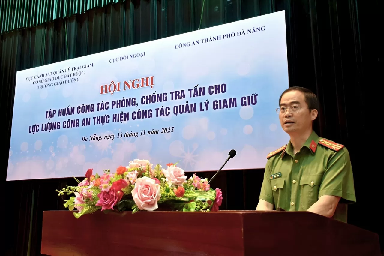 Tập huấn công tác phòng, chống tra tấn cho lực lượng công an thực hiện công tác quản lý giam giữ tại thành phố Đà Nẵng