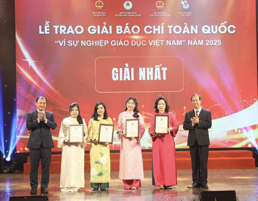 Vinh danh 60 tác phẩm đoạt giải Giải báo chí toàn quốc Vì sự nghiệp giáo dục Việt Nam năm 2025