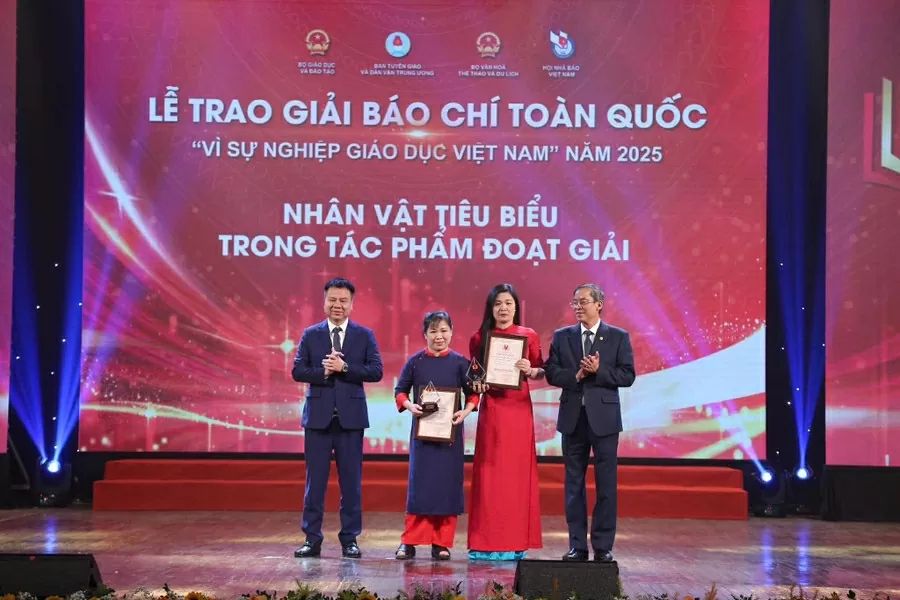 Vinh danh 60 tác phẩm đoạt giải Giải báo chí toàn quốc Vì sự nghiệp giáo dục Việt Nam năm 2025
