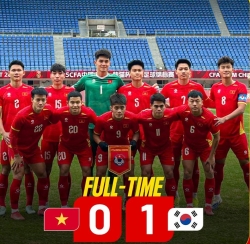 Panda Cup 2025: U22 Việt Nam thua U22 Hàn Quốc với tỷ số tối thiểu