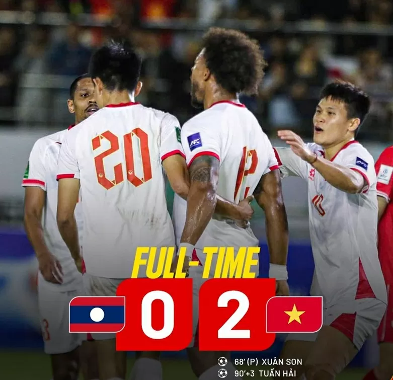 Lào 0-2 Việt Nam: Xuân Son lập công ngày tái xuất