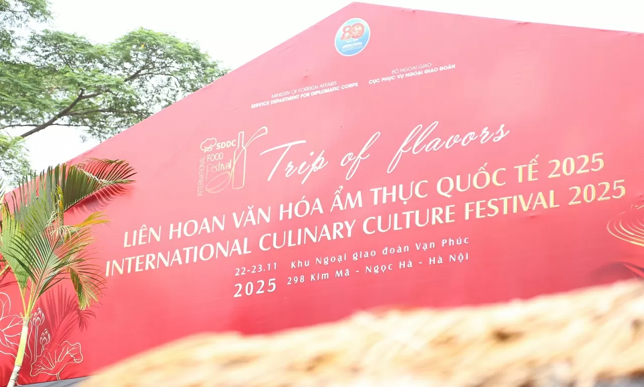 Liên hoan Ẩm thực Quốc tế 2025 do Cục Phục vụ Ngoại giao đoàn phối hợp với Cục Lễ tân Nhà nước, Vụ Thông tin và Báo chí, Báo Thế giới và Việt Nam cùng các cơ quan của Bộ ngoại giao tổ chức Liên hoan Ẩm thực Quốc tế 2025 do Cục Phục vụ Ngoại giao đoàn phối hợp với Cục Lễ tân Nhà nước, Vụ Thông tin và Báo chí, Báo Thế giới và Việt Nam cùng các cơ quan của Bộ ngoại giao tổ chức