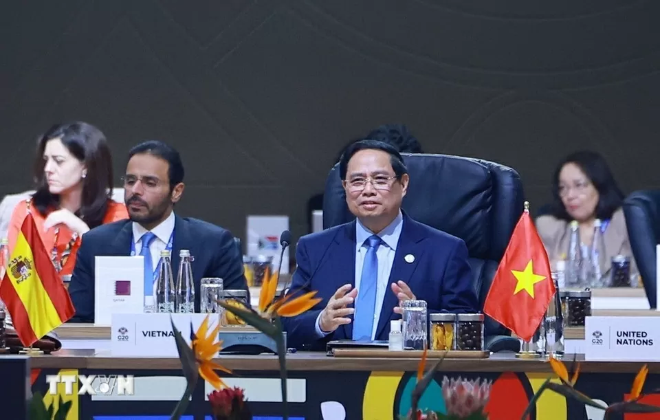 Thủ tướng Chính phủ đề xuất ba bảo đảm chiến lược tại Hội nghị thượng đỉnh G20 Thủ tướng Chính phủ đề xuất ba bảo đảm chiến lược tại Hội nghị thượng đỉnh G20