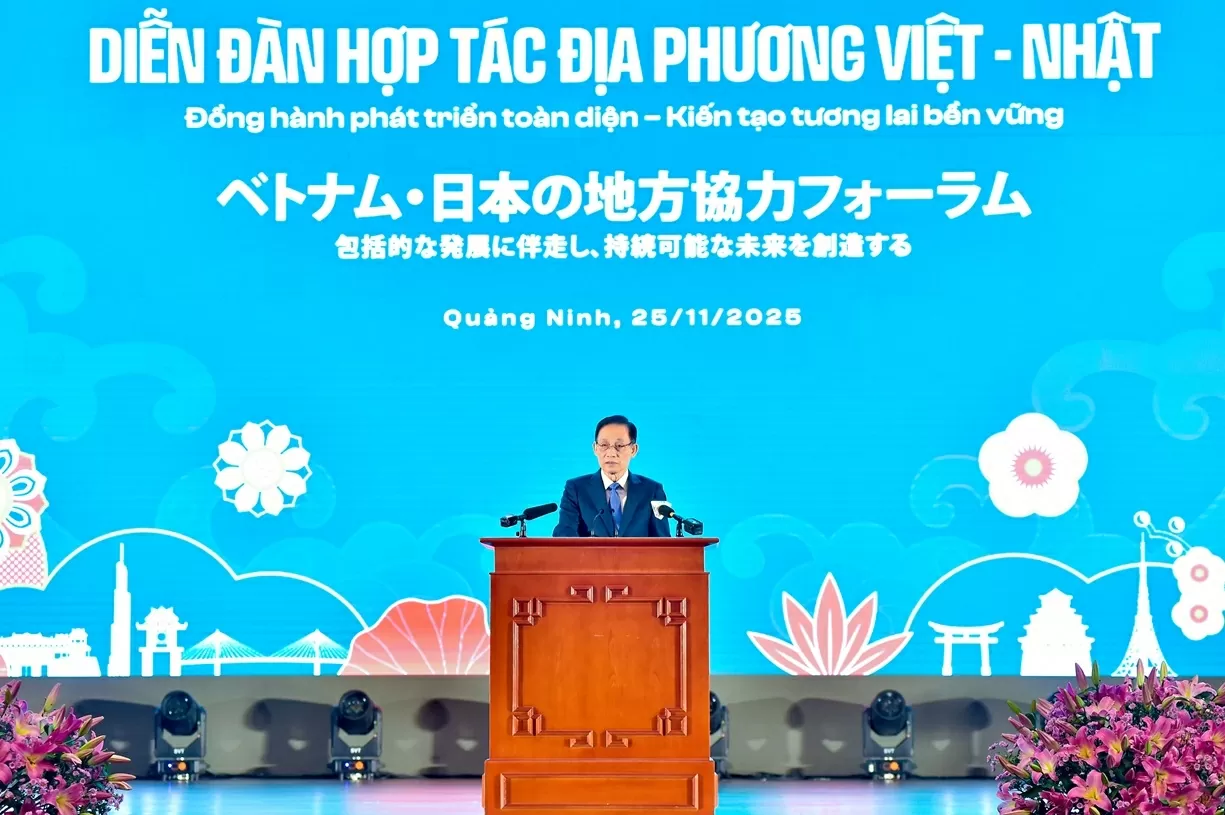 Thủ tướng Chính phủ Phạm Minh Chính dự Diễn đàn hợp tác địa phương Việt-Nhật; khơi dậy tinh thần ba cùng, hợp lực trí tuệ, làm việc nhiều hơn nữa