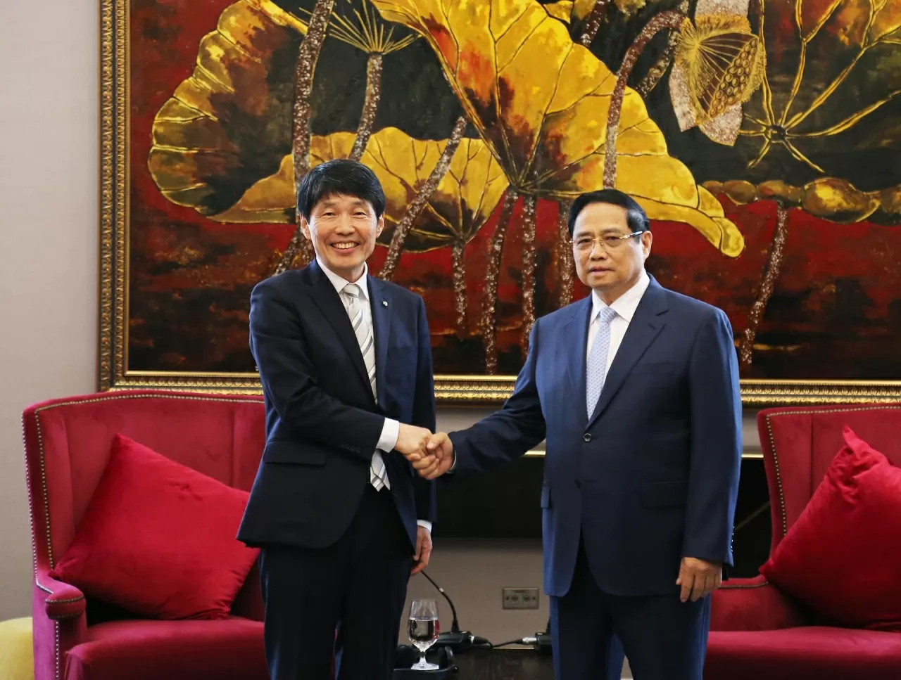 Thủ tướng Chính phủ Phạm Minh Chính tiếp Thống đốc tỉnh Gunma và đoàn đại biểu các tỉnh của Nhật Bản