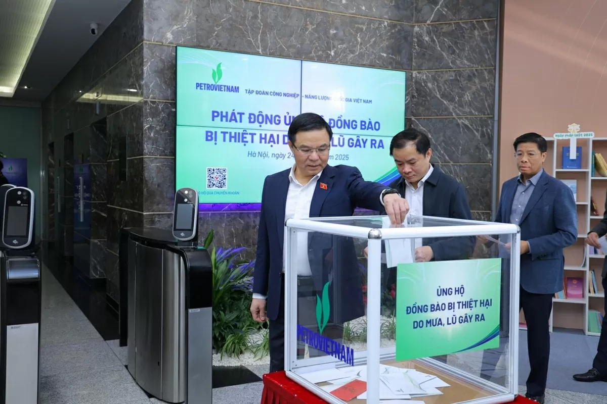 PetroVietnam phát huy nét đẹp văn hoá nghĩa tình ủng hộ đồng bào miền Trung, Tây Nguyên bị ảnh hưởng bởi mưa lũ