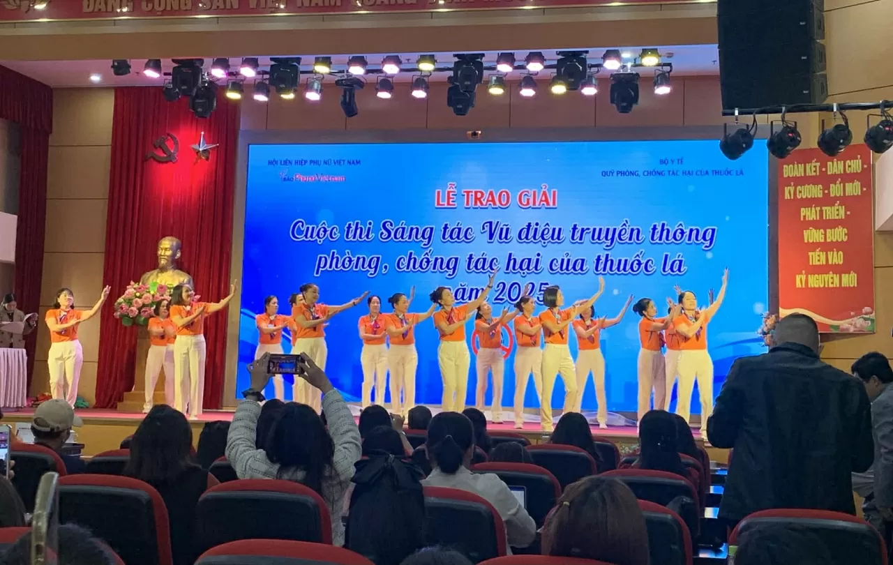 Lan tỏa những vũ điệu truyền thông sinh động về phòng, chống tác hại của thuốc lá Lan tỏa những vũ điệu truyền thông sinh động về phòng, chống tác hại của thuốc lá