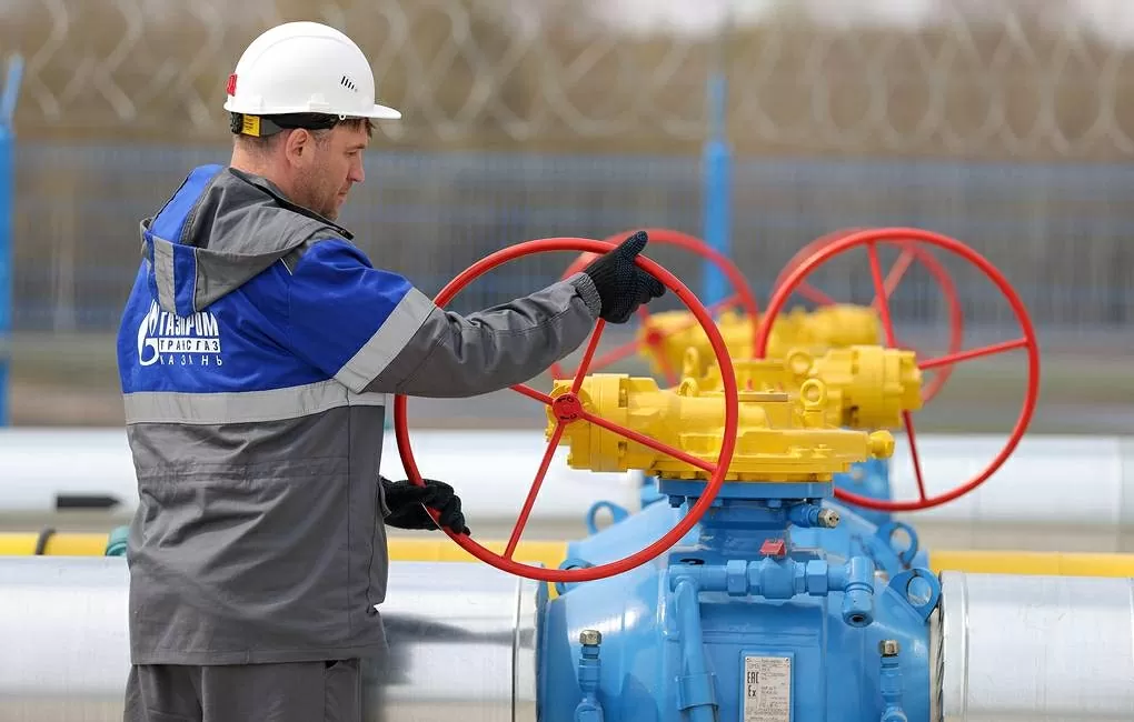 Nhân viên Tập đoàn Dầu khí Gazprom Nga. (Nguồn: TASS)