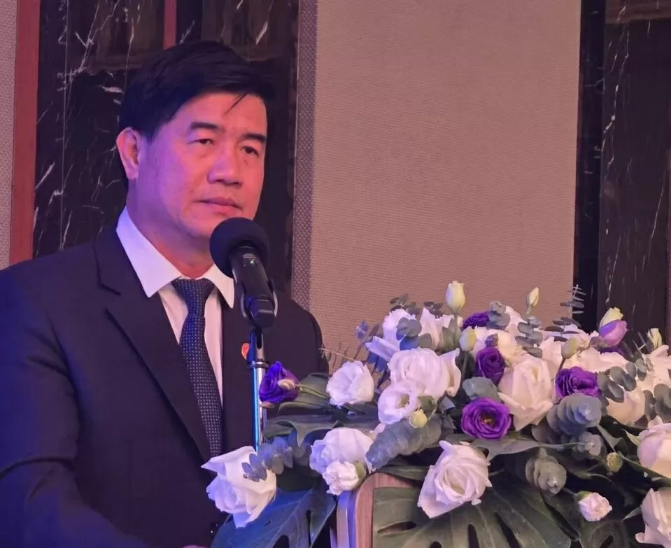 Phó Chủ tịch UBND tỉnh Đắk Lắk Nguyễn Thiên Văn phát biểu tại Hội nghị.