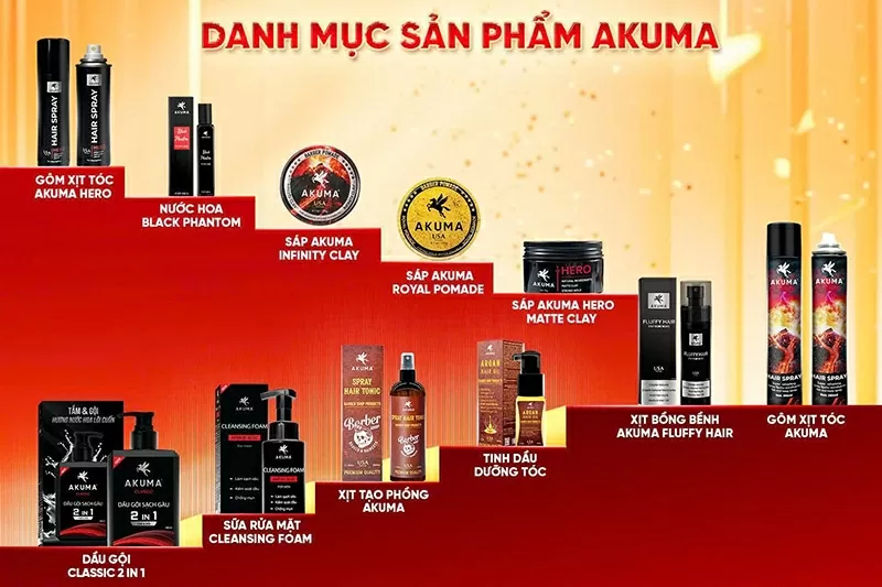 AKUMA có đầy đủ sản phẩm men’s care phục vụ cánh mày râu. AKUMA có đầy đủ sản phẩm men’s care phục vụ cánh mày râu.