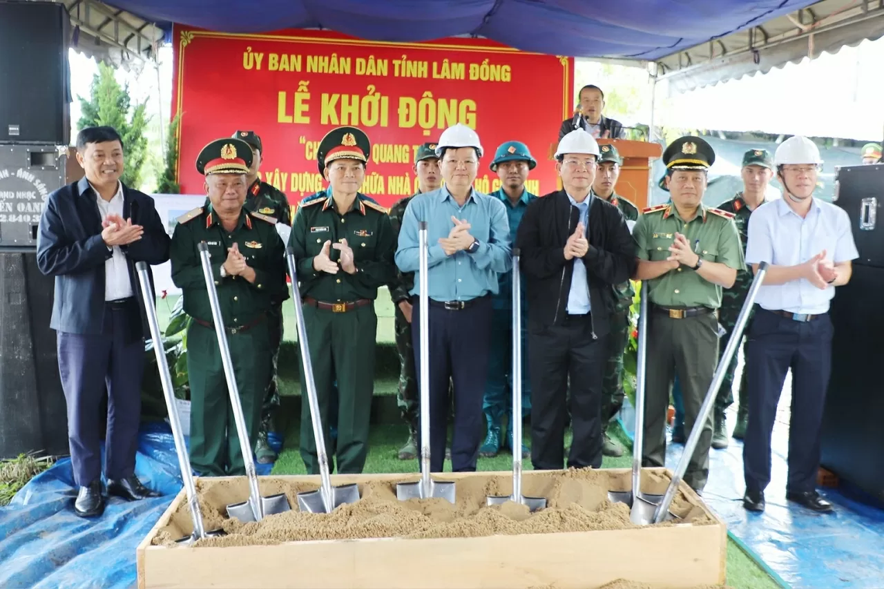 UBND tỉnh Lâm Đồng tổ chức Lễ khởi động Chiến dịch Quang Trung: Xây dựng, sửa chữa nhà ở cho các hộ gia đình chịu thiệt hại bởi thiên tai