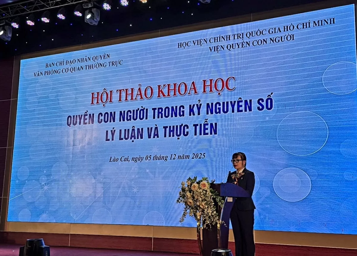 Bảo vệ quyền con người trong kỷ nguyên số là nhiệm vụ chiến lược của Đảng, Nhà nước và toàn xã hội
