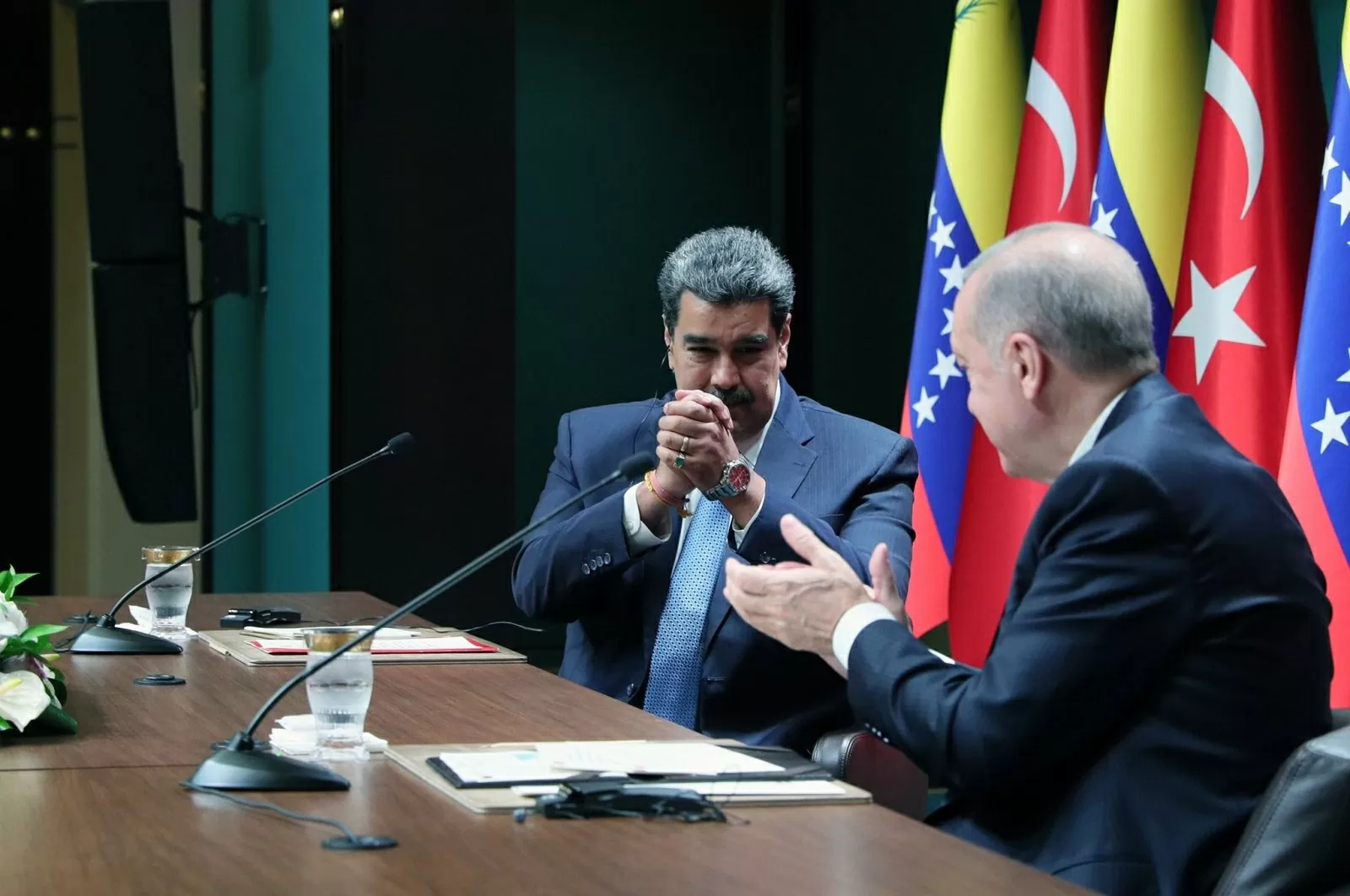 Tổng thống Thổ Nhĩ Kỳ và Venezuala trong cuộc họp báo tại Ankaran, tháng 8/2022. (Nguồn: Daily Shabaz) 