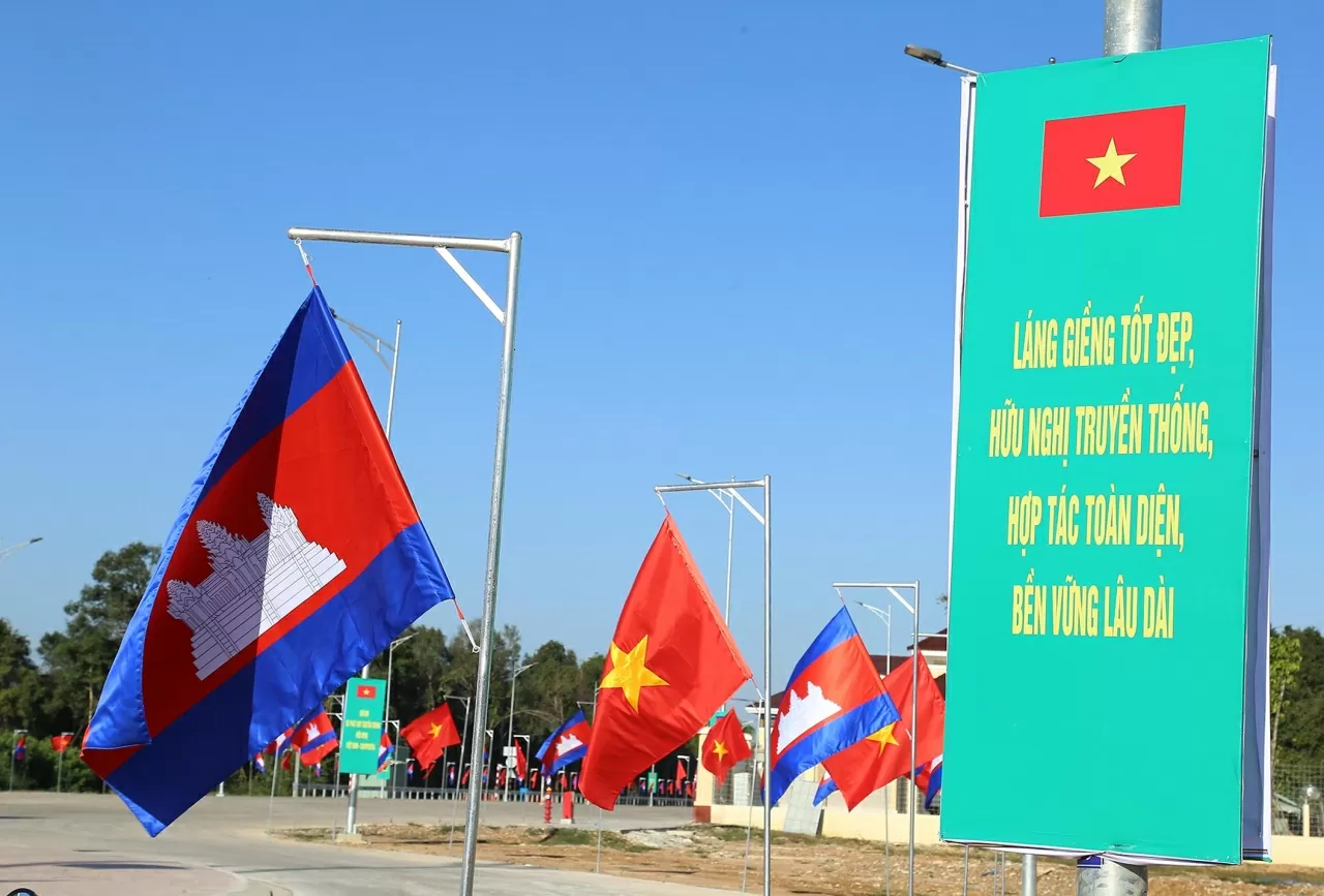 Lễ khai trương Cặp cửa khẩu quốc tế sẽ có sự góp mặt của Thủ tướng Chính phủ Phạm Minh Chính và Thủ tướng Vương quốc Campuchia Hun Manet. (Ảnh: Thành Long) Lễ khai trương Cặp cửa khẩu quốc tế sẽ có sự góp mặt của Thủ tướng Chính phủ Phạm Minh Chính và Thủ tướng Vương quốc Campuchia Hun Manet. (Ảnh: Thành Long)