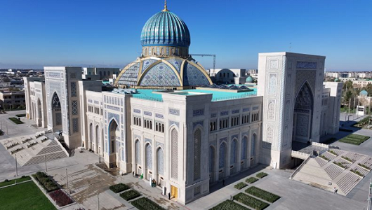 Bên trong Trung tâm Văn minh Hồi giáo của Uzbekistan