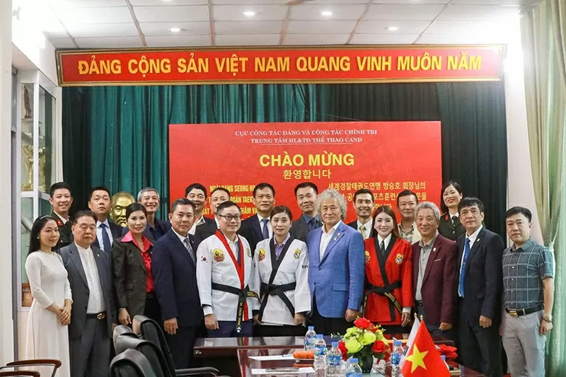 Hoa hậu Doanh nhân Hồ Như Quỳnh thể hiện vai trò cầu nối văn hóa, võ thuật, đồng hành cùng các tổ chức quốc tế trong lĩnh vực Taekwondo.