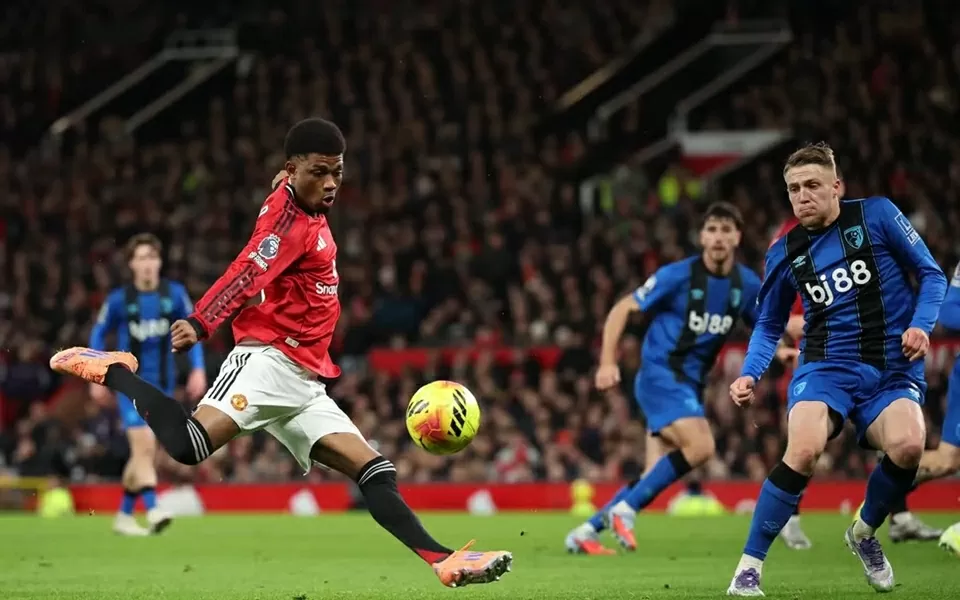 Hoà Man Utd, Bournemouth lập kỷ lục tại sân Old Trafford