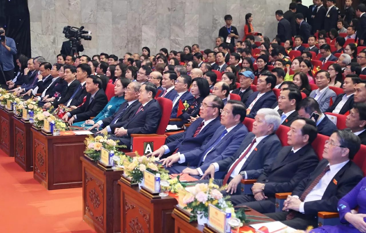 Các đại biểu tham dự Lễ trao giải. (Ảnh: Thành Long)