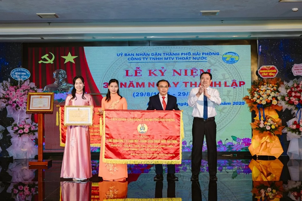 Công ty TNHH MTV Thoát nước Hải Phòng: Hành trình 30 năm vì sự phát triển đô thị Hải Phòng Công ty TNHH MTV Thoát nước Hải Phòng: Hành trình 30 năm vì sự phát triển đô thị Hải Phòng