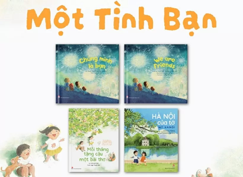 Bộ sách Một tình bạn: Thể nghiệm mới của họa sỹ Việt ở dòng sách tranh
