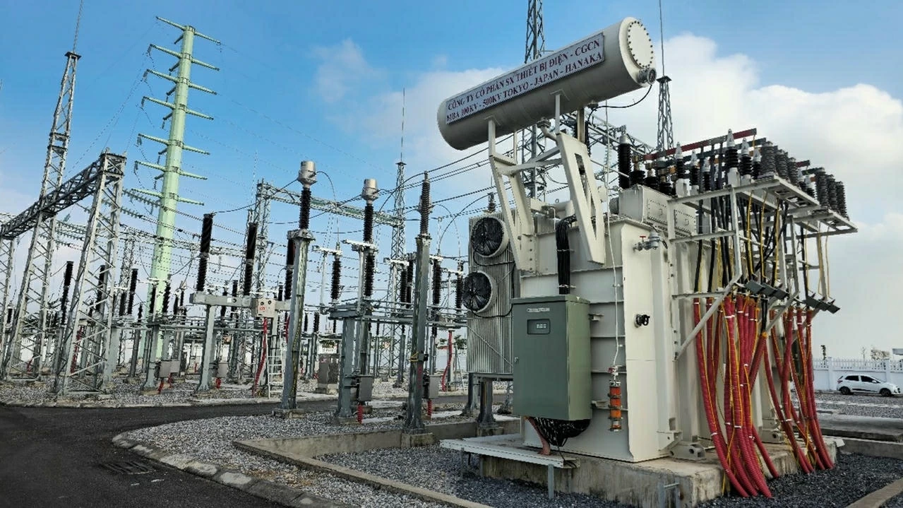 Đóng điện Trạm biến áp 110kv Vạn Ninh - KCN Gia Bình II tỉnh Bắc Ninh do Tập đoàn Hanaka đầu tư xây lắp