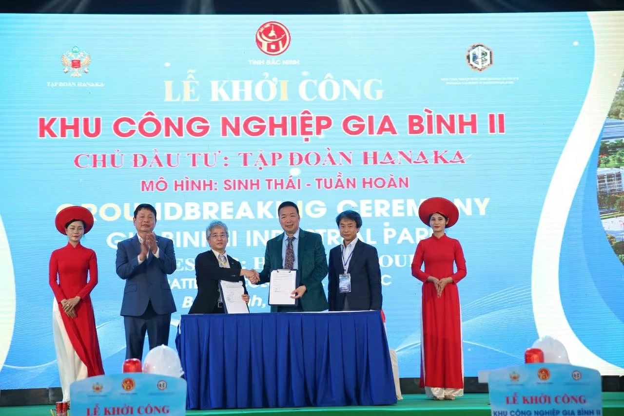 Đóng điện Trạm biến áp 110kv Vạn Ninh - KCN Gia Bình II tỉnh Bắc Ninh do Tập đoàn Hanaka đầu tư xây lắp
