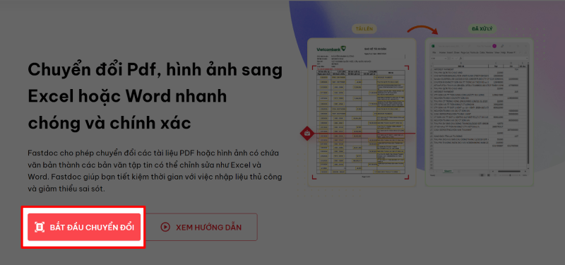 Sau khi quá trình chuyển đổi hoàn tất, nhấn vào tên file để tải file Excel về máy. Sau khi quá trình chuyển đổi hoàn tất, nhấn vào tên file để tải file Excel về máy.