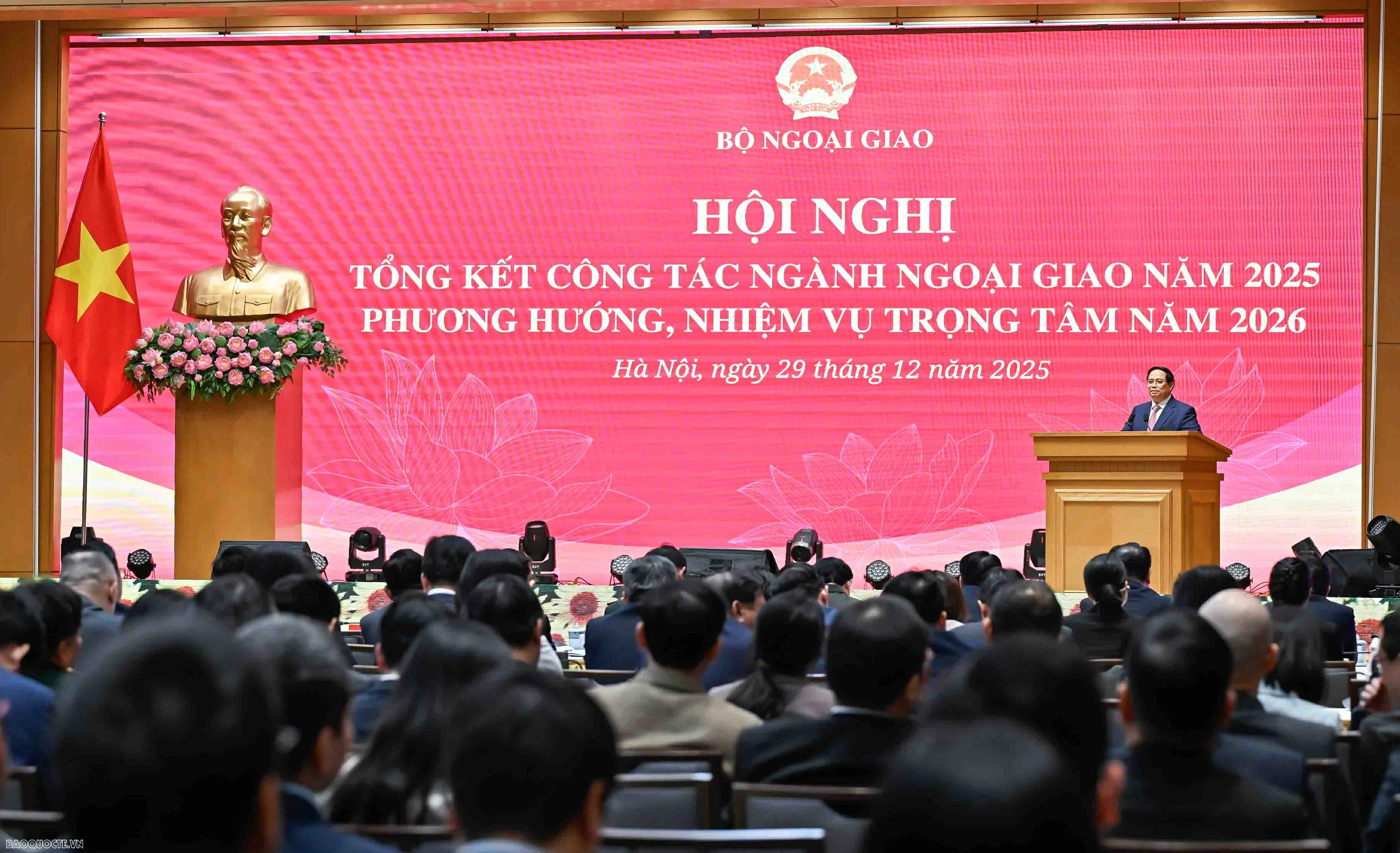 Tổng kết công tác ngành Ngoại giao năm 2025, phương hướng, nhiệm vụ trọng tâm năm 2026