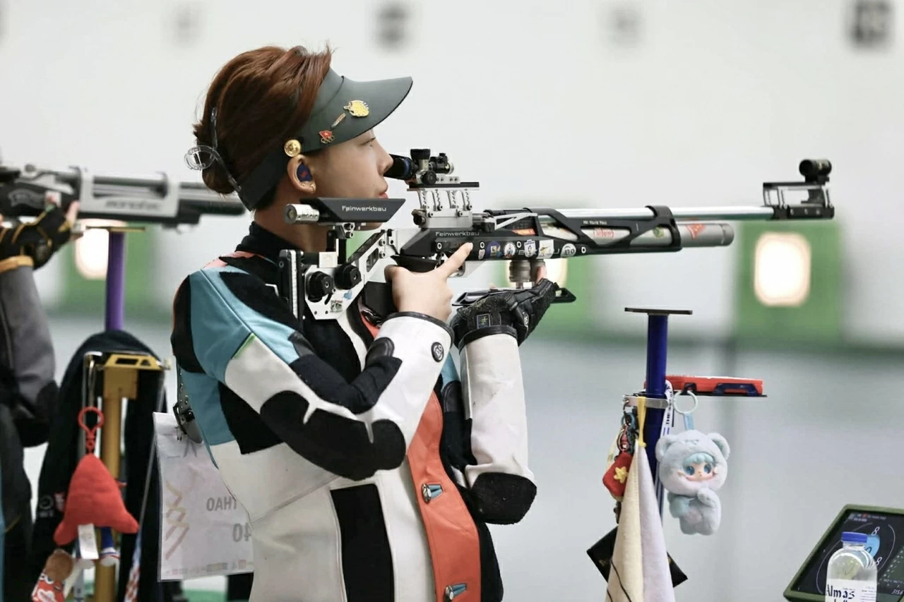Vẻ đẹp gây sốt của nữ xạ thủ đặt mục tiêu giành Huy chương Vàng SEA Games 33 Vẻ đẹp gây sốt của nữ xạ thủ đặt mục tiêu giành Huy chương Vàng SEA Games 33