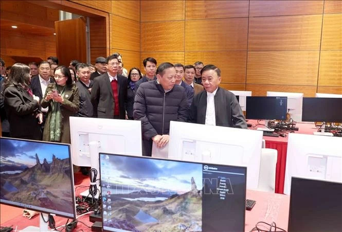 Thường trực Ban Bí thư Trần Cẩm Tú kiểm tra công tác chuẩn bị Đại hội XIV của Đảng