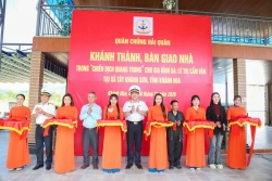 Chiến dịch Quang Trung: Vùng 4 Hải quân dự Lễ khánh thành, bàn giao nhà cho người dân
