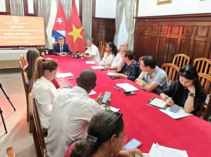 Đại sứ Việt Nam tại Cuba thông tin về Đại hội Đảng lần thứ XIV Đại sứ Việt Nam tại Cuba thông tin về Đại hội Đảng lần thứ XIV