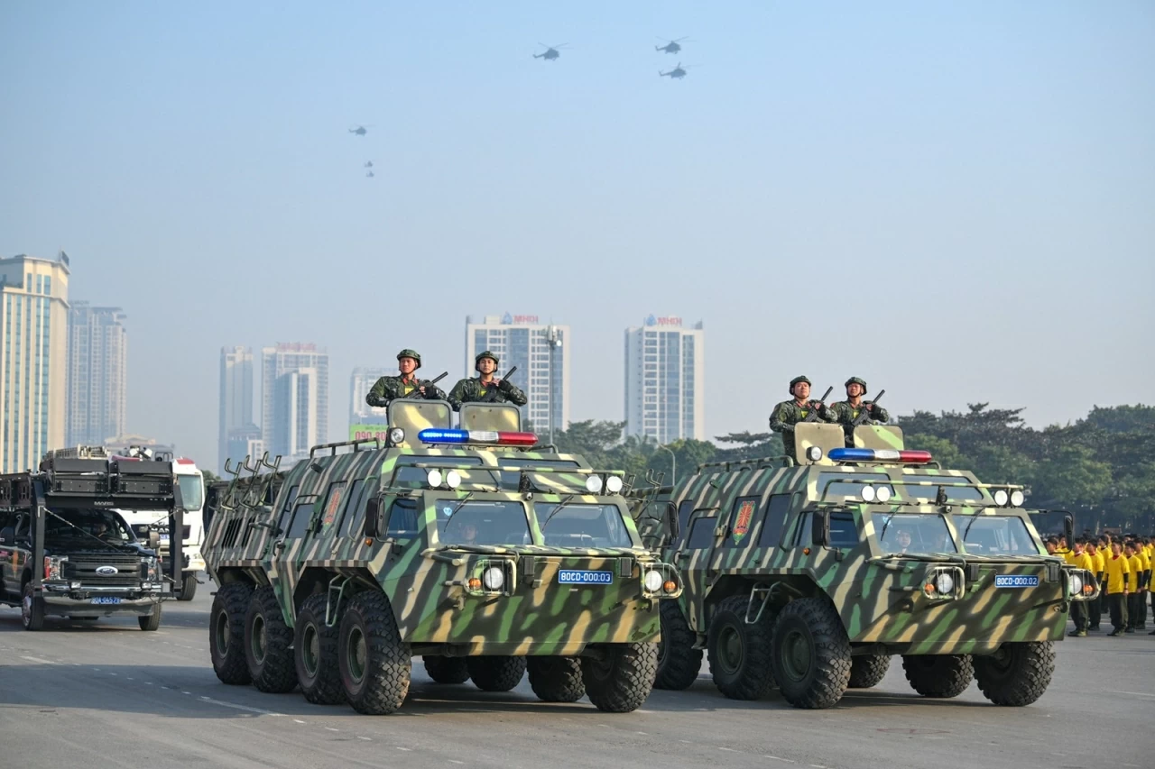Lực lượng Công an nhân dân xuất quân bảo vệ Đại hội XIV của Đảng