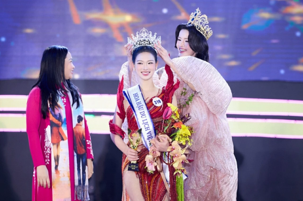 Nguyễn Phương Linh đăng quang hoa hậu du lịch Việt Nam 2026. (Nguồn: BTC) Nguyễn Phương Linh đăng quang hoa hậu du lịch Việt Nam 2026. (Nguồn: BTC)