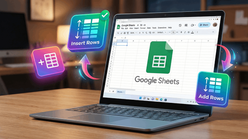 Hướng dẫn cách chèn nhiều dòng trong Google Sheets siêu tiện lợi. Hướng dẫn cách chèn nhiều dòng trong Google Sheets siêu tiện lợi.