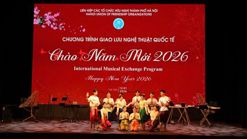 Đặc sắc giao lưu nghệ thuật quốc tế Chào năm mới 2026 chào mừng Đại hội XIV của Đảng Đặc sắc giao lưu nghệ thuật quốc tế Chào năm mới 2026 chào mừng Đại hội XIV của Đảng