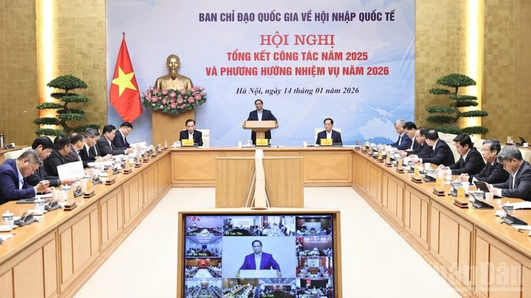 Hội nghị Ban Chỉ đạo quốc gia về hội nhập quốc tế tổng kết công tác năm 2025, triển khai nhiệm vụ năm 2026 Hội nghị Ban Chỉ đạo quốc gia về hội nhập quốc tế tổng kết công tác năm 2025, triển khai nhiệm vụ năm 2026