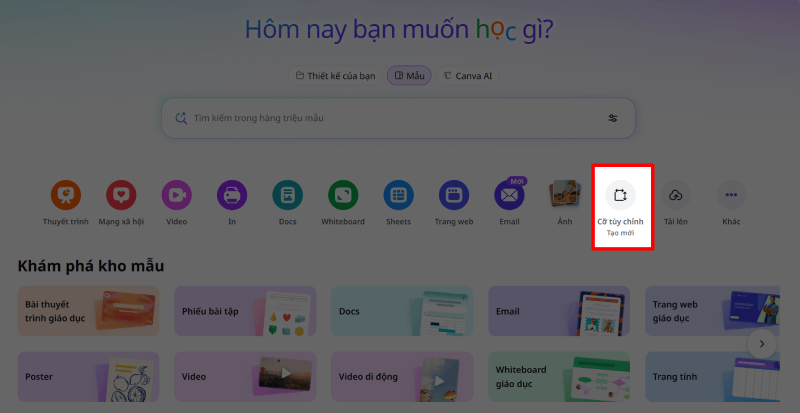 Mở Canva trên máy tính hoặc điện thoại. Mở Canva trên máy tính hoặc điện thoại.
