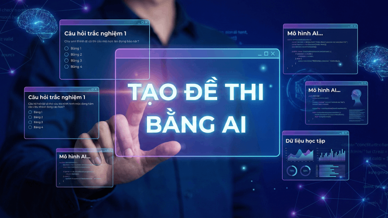 Cách tạo đề thi bằng AI nhanh chóng và dễ dàng trong vài bước. Cách tạo đề thi bằng AI nhanh chóng và dễ dàng trong vài bước.