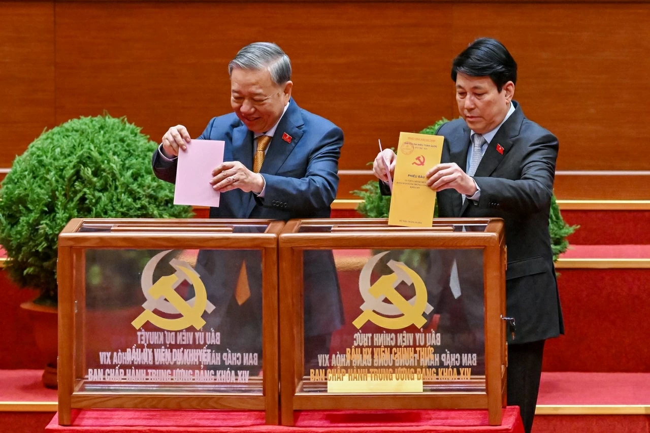 Thông cáo báo chí ngày làm việc thứ tư Đại hội Đảng XIV: Đã biểu quyết thông qua số lượng Ủy viên Ban Chấp hành Trung ương Đảng là 200 đồng chí