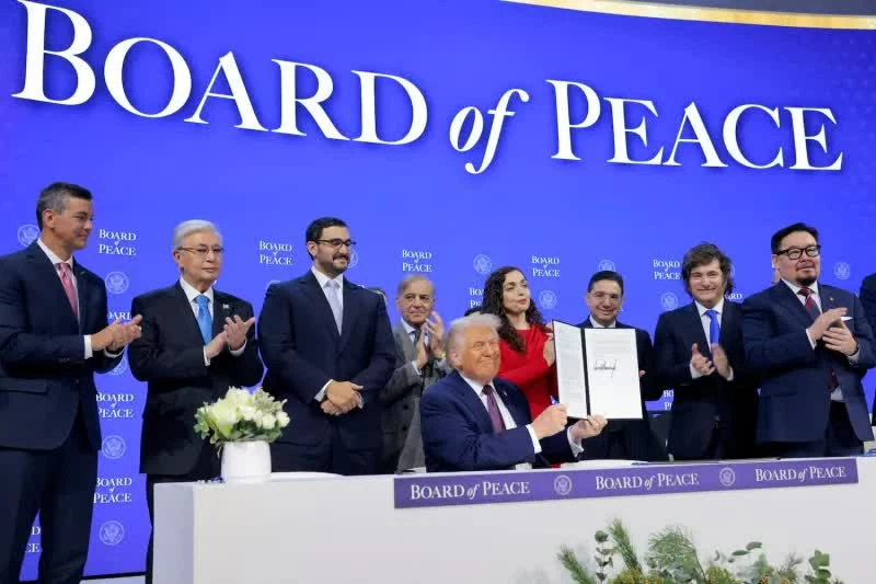 Hội đồng hòa bình Dải Gaza: Chính thức khởi động lễ ký Hiến chương thành lập, Thổ Nhĩ Kỳ nhận định lạc quan. (Nguồn: Getty Images)