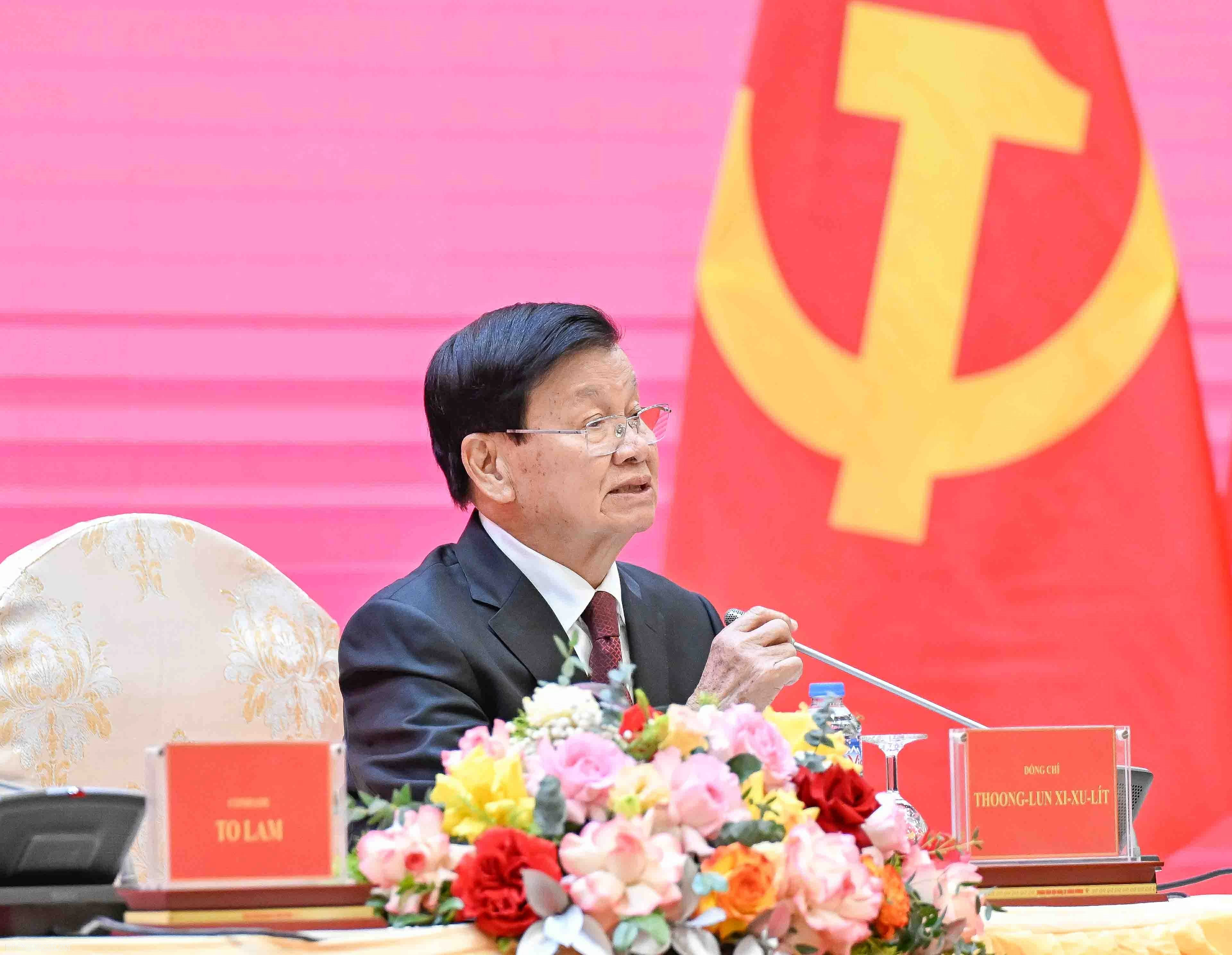 Thông tin về kết quả đại hội lào