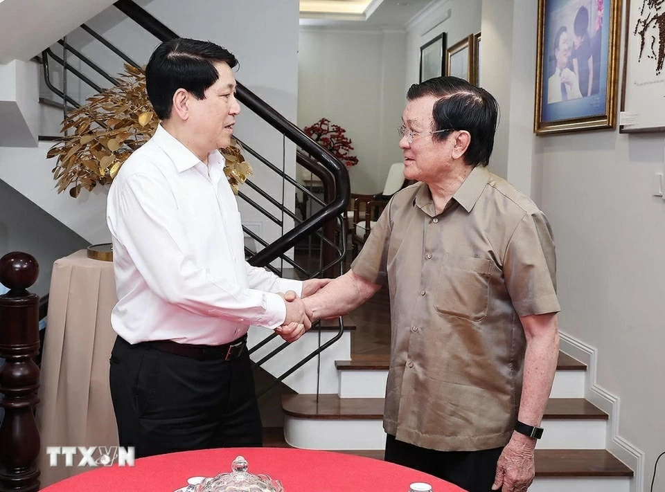 Chủ tịch nước Lương Cường thăm hỏi, chúc Tết, tri ân các nguyên lãnh đạo Đảng, Nhà nước