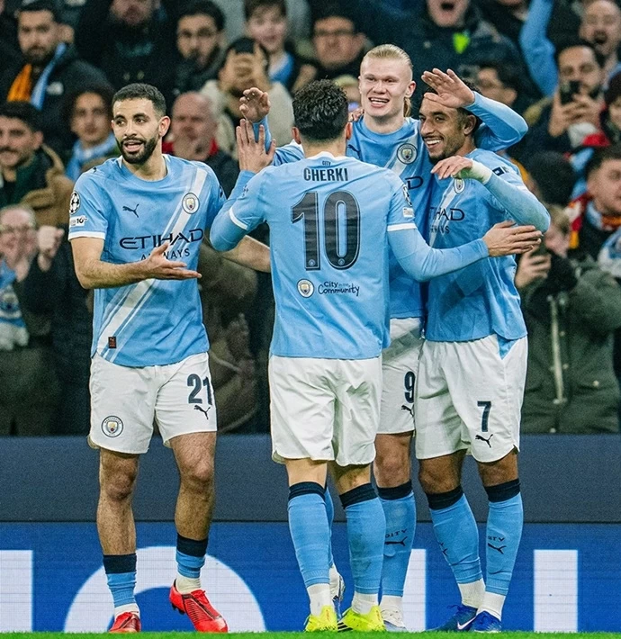 Thắng trận hạ màn, Man City đã đoạt vé dự vòng 1/8 UEFA Championd League. (Nguồn: Manchester City)