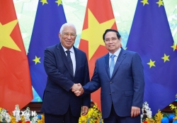 Thủ tướng Chính phủ Phạm Minh Chính hội kiến Chủ tịch Hội đồng châu Âu Antonio Costa