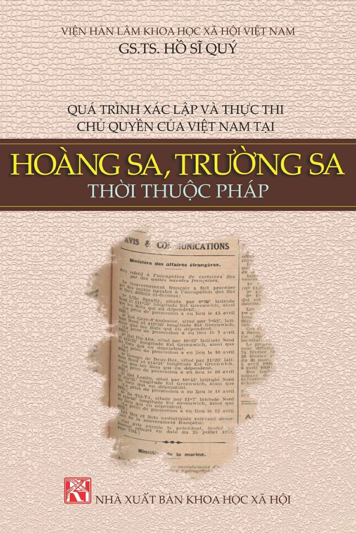 Cuốn sách mang nhiều tư liệu quý Cuốn sách mang nhiều tư liệu quý về Hoàng Sa, Trường Sa