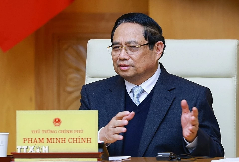 Thủ tướng Chính phủ Phạm Minh Chính tiếp Đại sứ Trung Quốc tại Việt Nam Hà Vĩ
