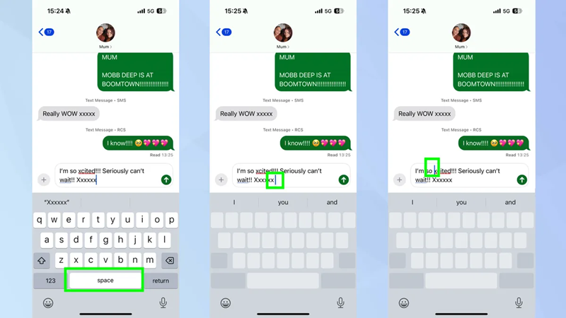Chỉnh sửa văn bản chính xác hơn trên iPhone với “mẹo phím cách”.