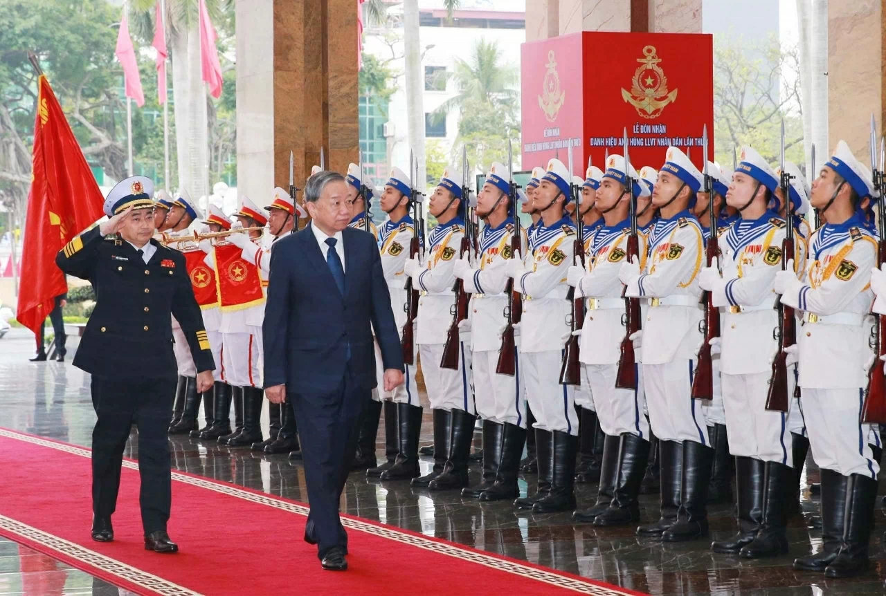Quân chủng Hải quân tổ chức Lễ đón danh hiệu Anh hùng Lực lượng Vũ trang Nhân dân lần thứ 3